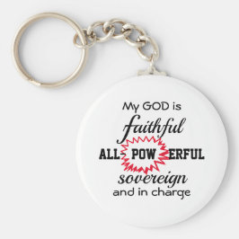 GOTT IST GLAUBWÜRDIG Christlich Schlüsselanhänger