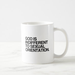 GOTT IST GLEICHGÜLTIG KAFFEETASSE