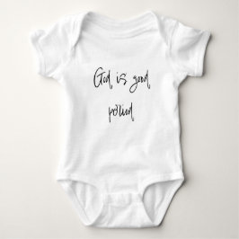 Gott ist Good Period Baby Jersey Baby Strampler
