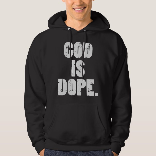 Gott ist Gott Jesus Christus Religiöse Christliche Hoodie (Vorderseite)