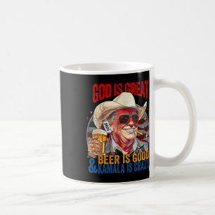 Gott ist großartig Bier ist gut und Kamala sind ve Kaffeetasse