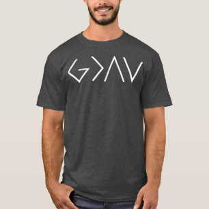 Gott ist größer als die Höhen und Tiefen Christ T-Shirt