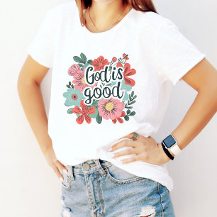 Gott ist gut, auf Glauben basierende Frauen Tri-Blend Shirt