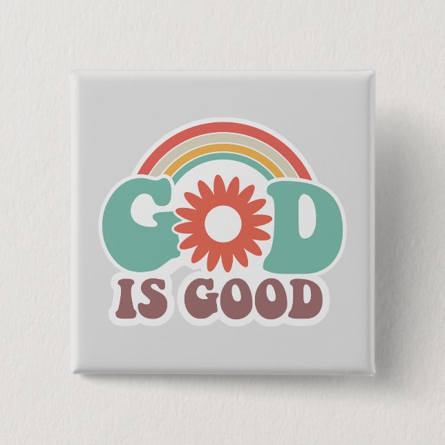 Gott ist gut button (Vorderseite)