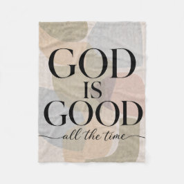 GOTT IST GUT | Christlich Fleecedecke