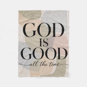 GOTT IST GUT   Christlich Fleecedecke