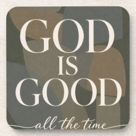GOTT IST GUT | Christlich Getränkeuntersetzer