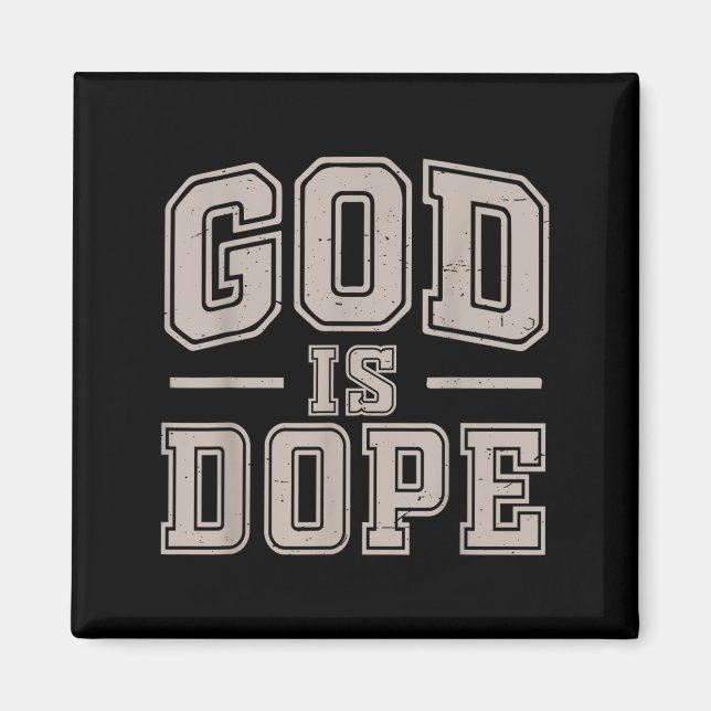 Gott ist gut Christlich Jesus Sohn Schwester Brude Magnet (Vorne)