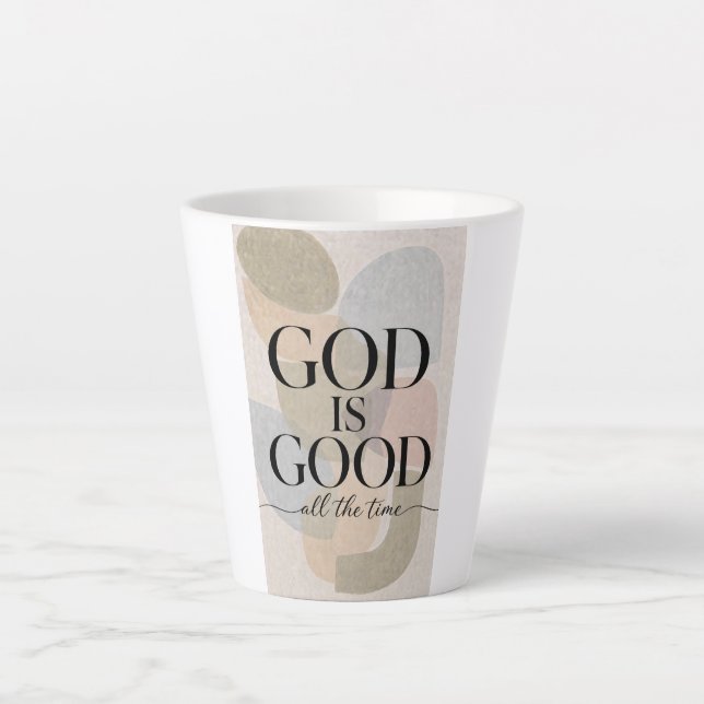 GOTT IST GUT | Christlich Milchtasse (Vorderseite)