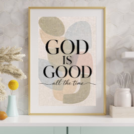 GOTT IST GUT | Christlich Poster