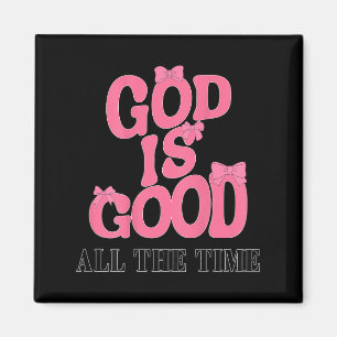 Gott ist gut NK Bow Christlich Jesus Girl Sister D Magnet