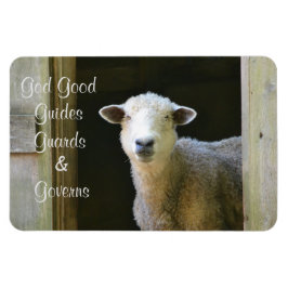 Gott ist gut Schafe Magnet