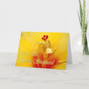 Gott ist Ihre Schäfer-Karte Karte