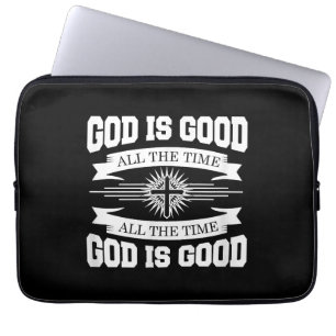 Gott ist immer gut - Christlich Laptopschutzhülle