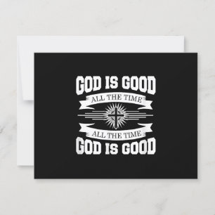 Gott ist immer gut - Christlich RSVP Karte