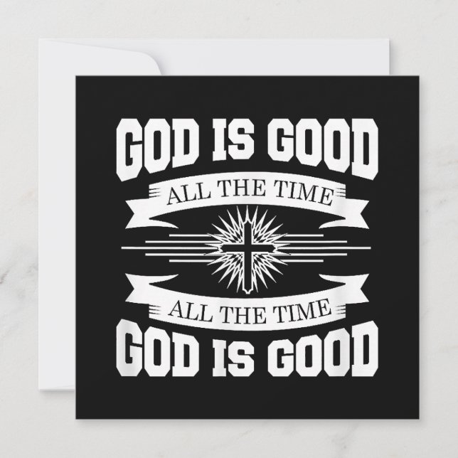 Gott ist immer gut - Christlich Save The Date (Vorderseite)