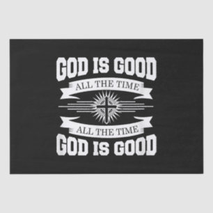 Gott ist immer gut - Christlich Seidenpapier