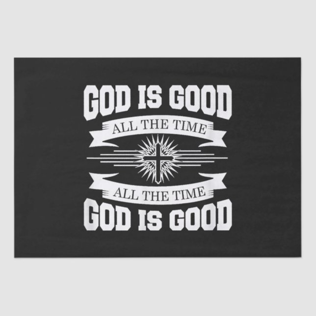 Gott ist immer gut - Christlich Seidenpapier (Vorderseite)