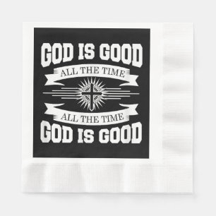 Gott ist immer gut - Christlich Serviette