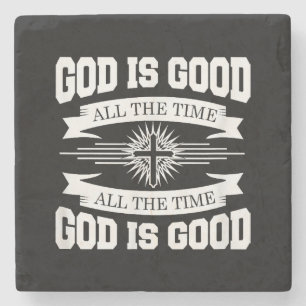 Gott ist immer gut - Christlich Steinuntersetzer