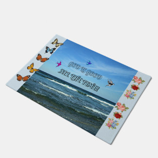 Gott ist immer gut fußmatte