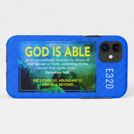 GOTT IST IN DER LAGE | Ephesianer 3:20 Christlich Case-Mate iPhone Hülle