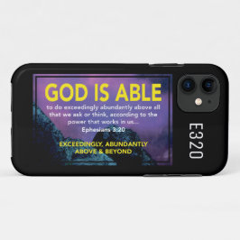GOTT IST IN DER LAGE | Ephesianer 3:20 Christlich Case-Mate iPhone Hülle