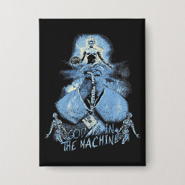 Gott ist in der Maschine - Techno-Dystopisches Des Button