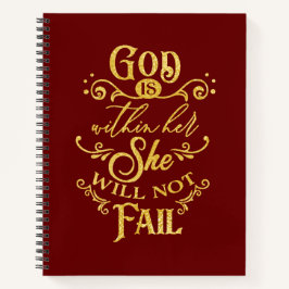 Gott ist in ihr notizbuch