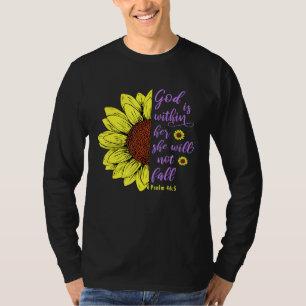 Gott ist in ihr wird sie nicht fallen Psalm 465 Bi T-Shirt