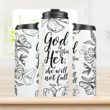 Gott ist in ihrem Psalm 46:5 Bibel Verse Geschenk.