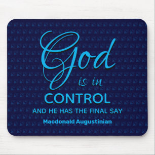 GOTT IST IN KONTROLLE Christlicher Personalisierte Mousepad