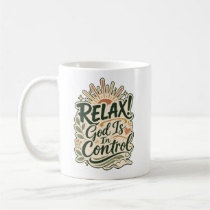 Gott ist in Kontrolle Christliches Geschenk Glaube Kaffeetasse