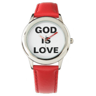 Gott ist Liebe Armbanduhr