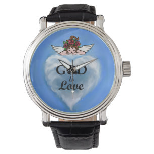 Gott ist Liebe Armbanduhr