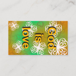 Gott ist Liebe Begleitkarte