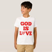 Gott ist Liebe Bibel Zitat Boys