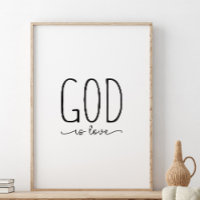 Gott ist Liebe, Bibelverse Kunst