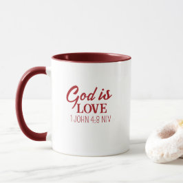 Gott ist Liebe Bible Verse Christlicher Glaube Bur Tasse