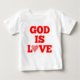 Gott ist Liebe Biodizenz Baby T-shirt