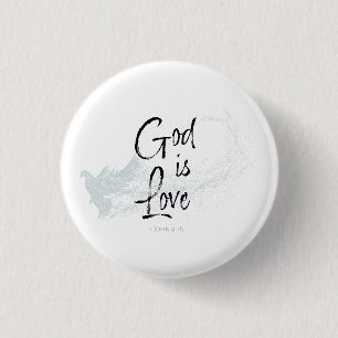 Gott ist Liebe Button