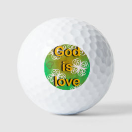Gott ist Liebe Golfball