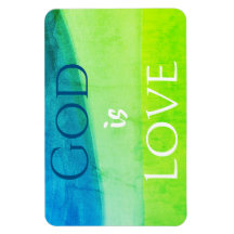 Gott ist Liebe Inspirierender Magnet