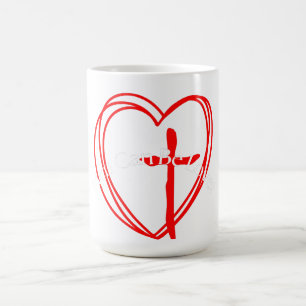 Gott ist Liebe. Kaffeetasse