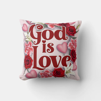 Gott ist Liebe Kissen