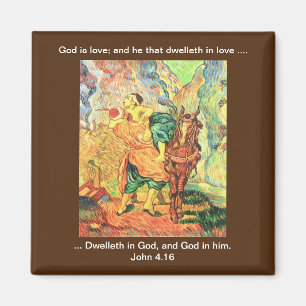 Gott ist Liebe - Magnet