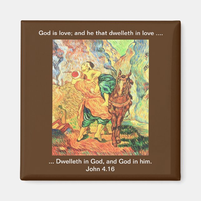 Gott ist Liebe - Magnet (Vorne)