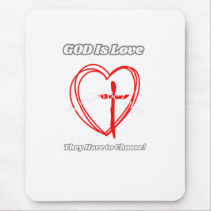 "Gott ist Liebe." Mousepad