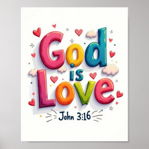 Gott ist Liebe Poster