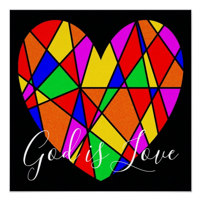 GOTT IST LIEBE POSTER (Vorderseite)